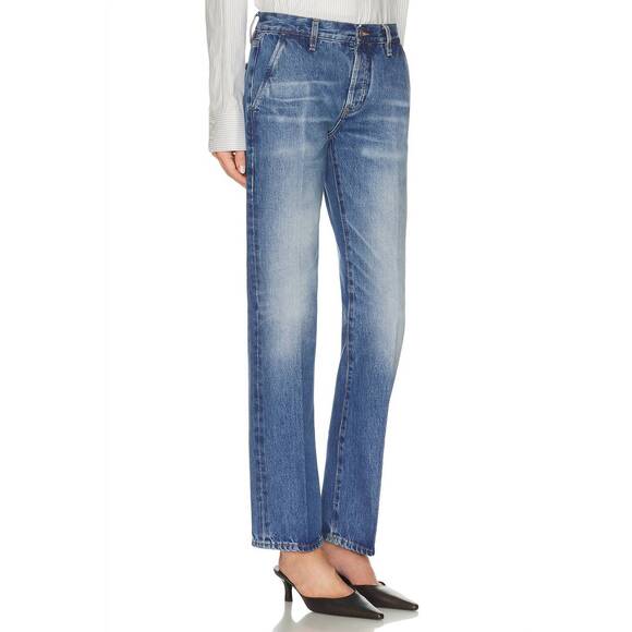 NEW FRAME drop trouser jeans in fighter - Picture 6 of 7